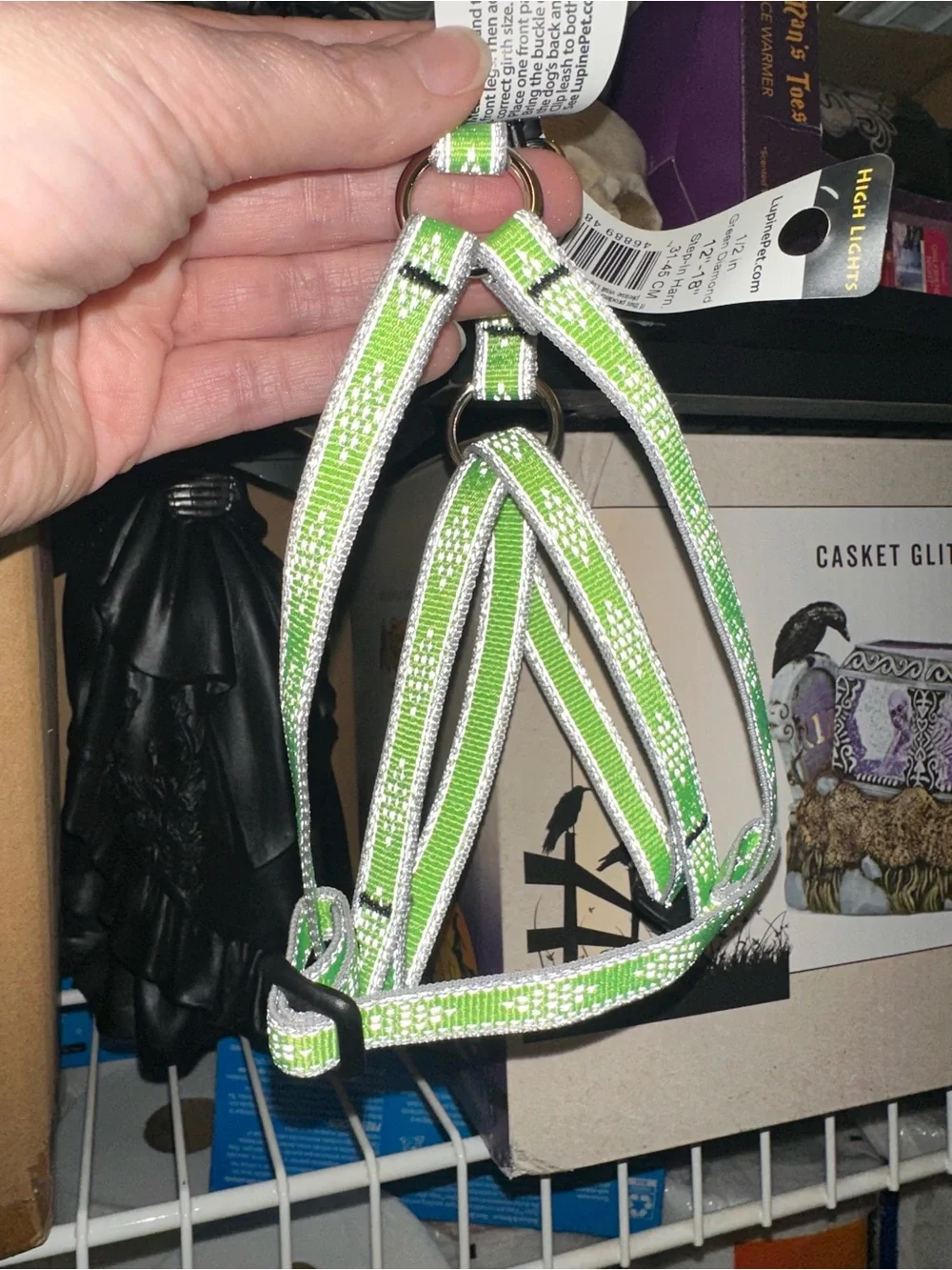 1 Reflective Lupine Dog Harness And 1 Top Paw Collar Bundle
